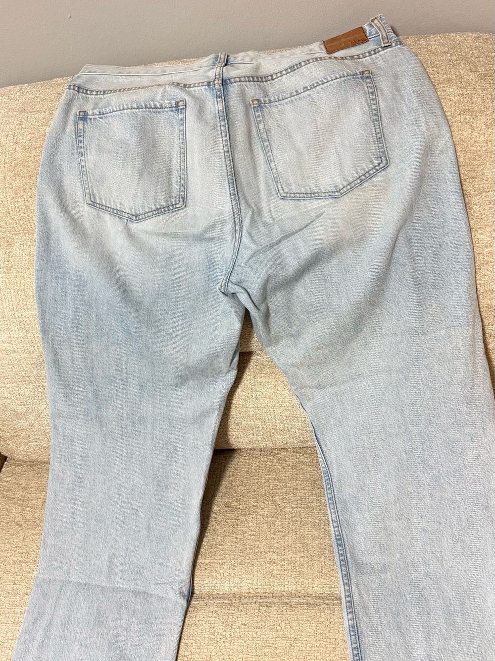 Aero Light Wash Straight Leg Jeans
